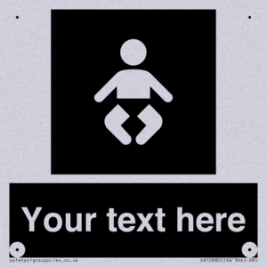 Custom information: black panel baby change